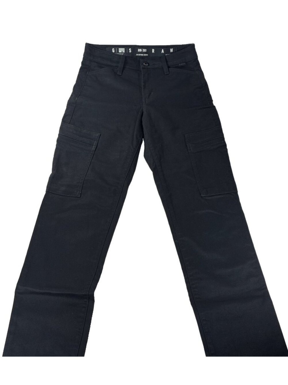 G-Star Raw Rovic Slim Cargo Pants Womens Black Size 25x32 Tactical Utility